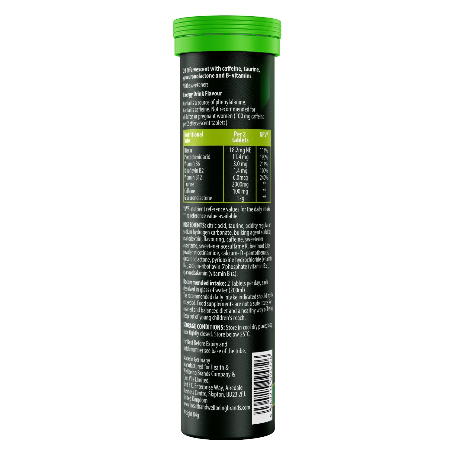 Gaming Supplement 4Gamer Effervescent-Energy Drink flavour