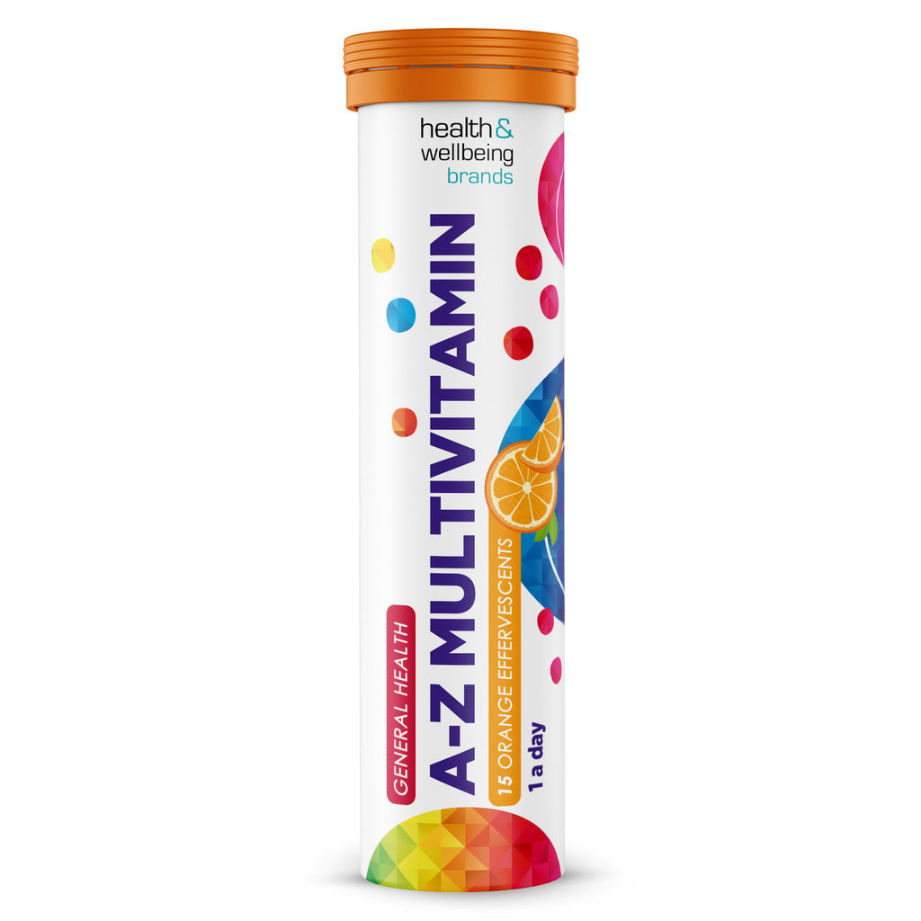 A-Z Effervescent- Orange Flavour drinkable vitamins