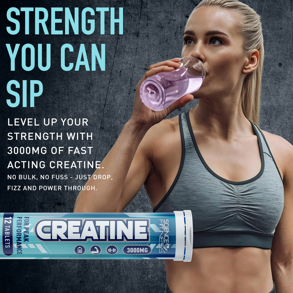 Creatine Effervescent Mixed Berry Flavour 3g of creatine per tablet