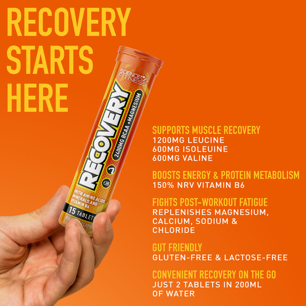 Recovery Effervescent BCAA+ Magnesium -Orange Flavour