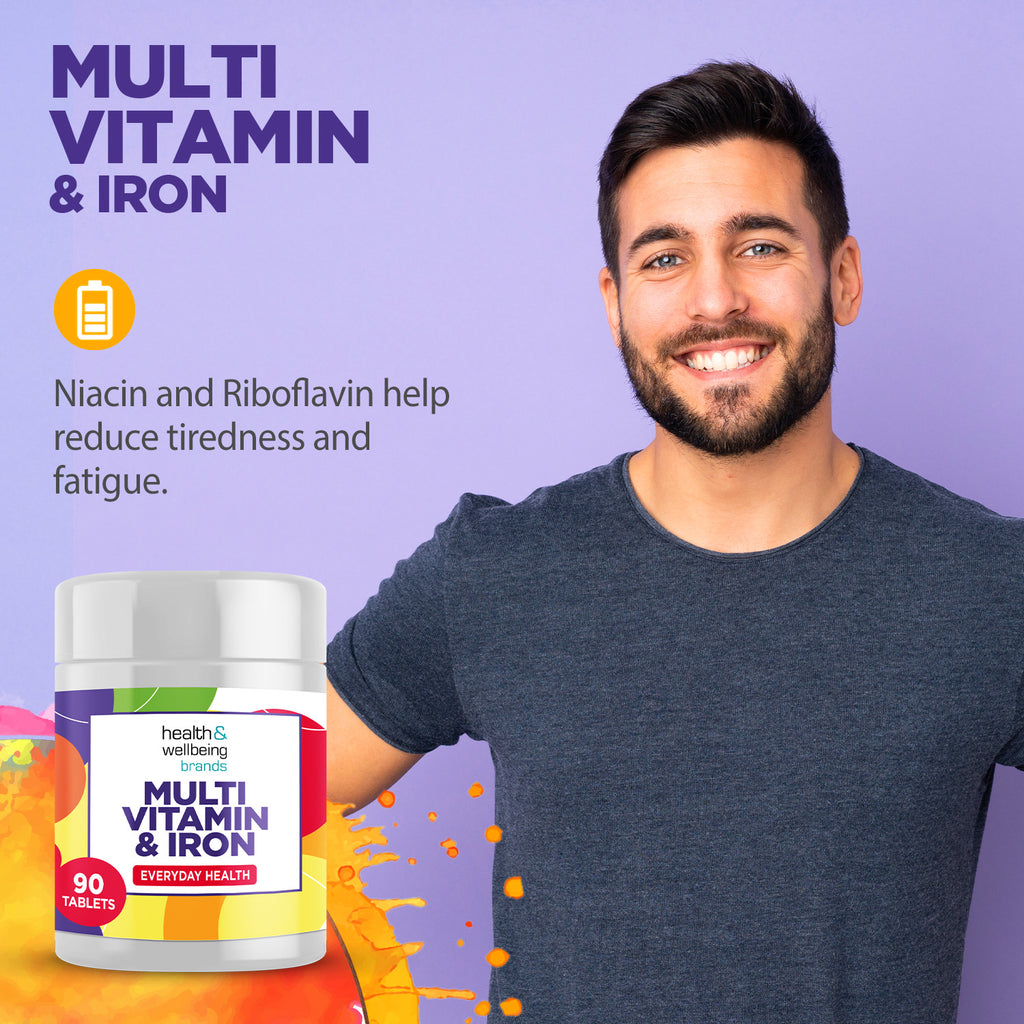 Multivitamin & Iron  90 Tablets- easy  to swallow