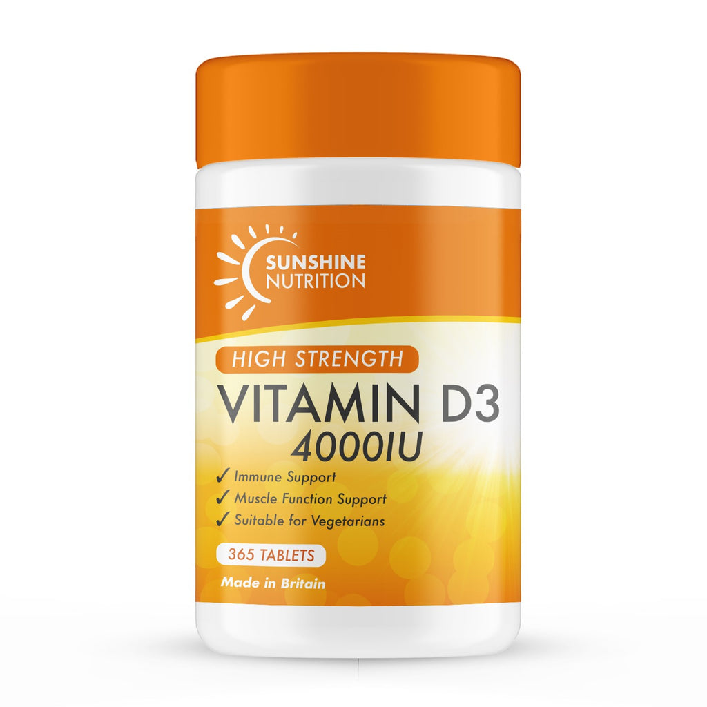 Vitamin D Tablets -High Strength D3 4000IU 360 Tablets