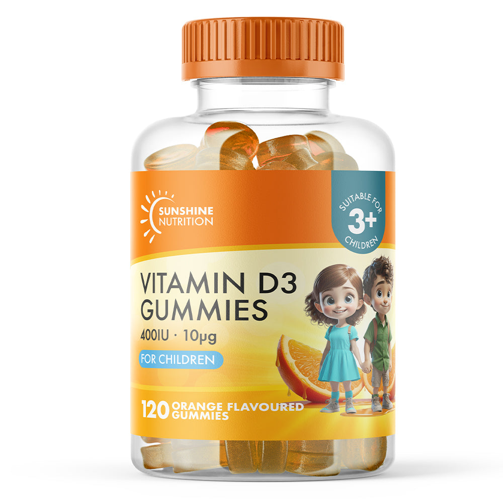 Vitamin D for Children 120 Orange Flavour Gummies