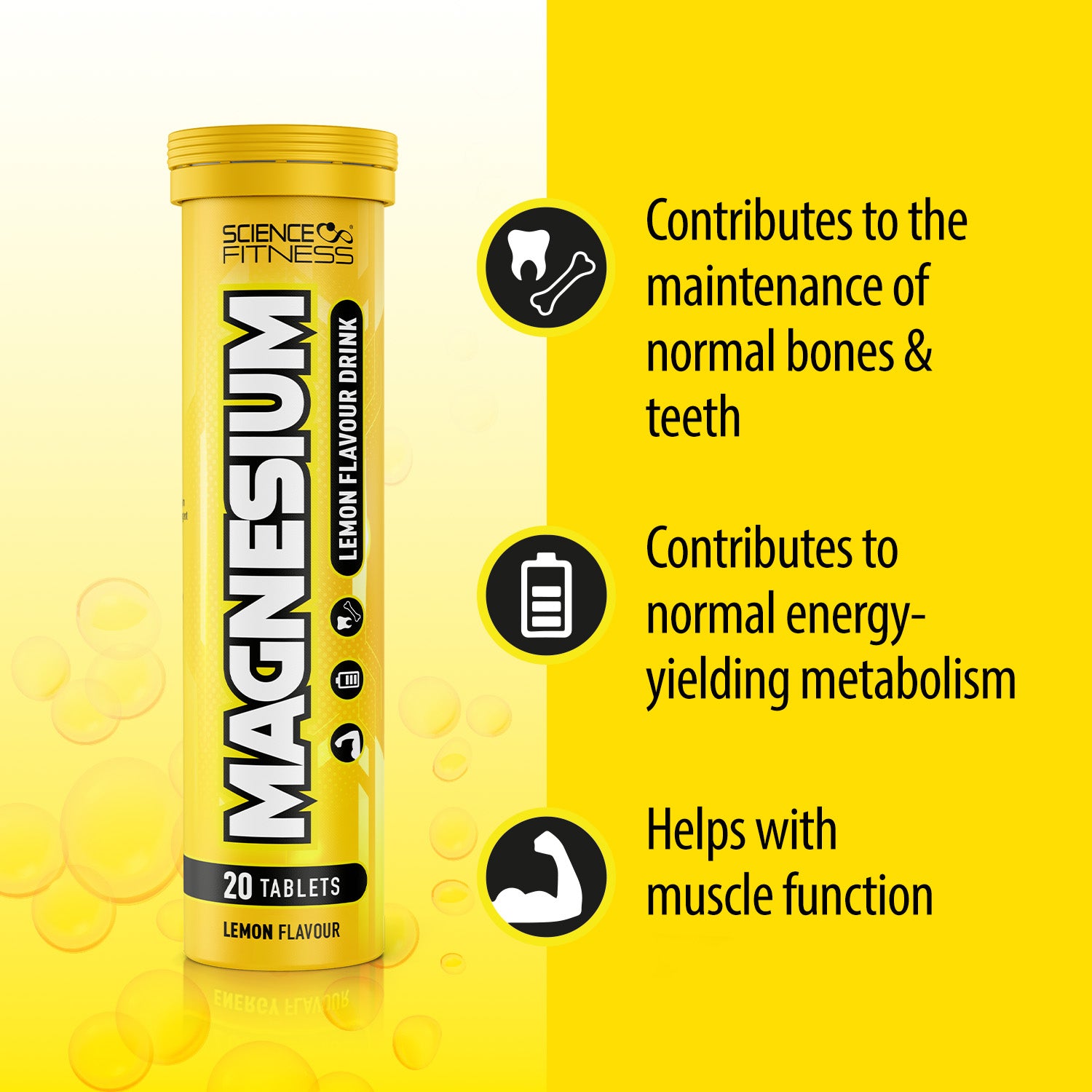 Magnesium Effervescent-Lemon Flavour
