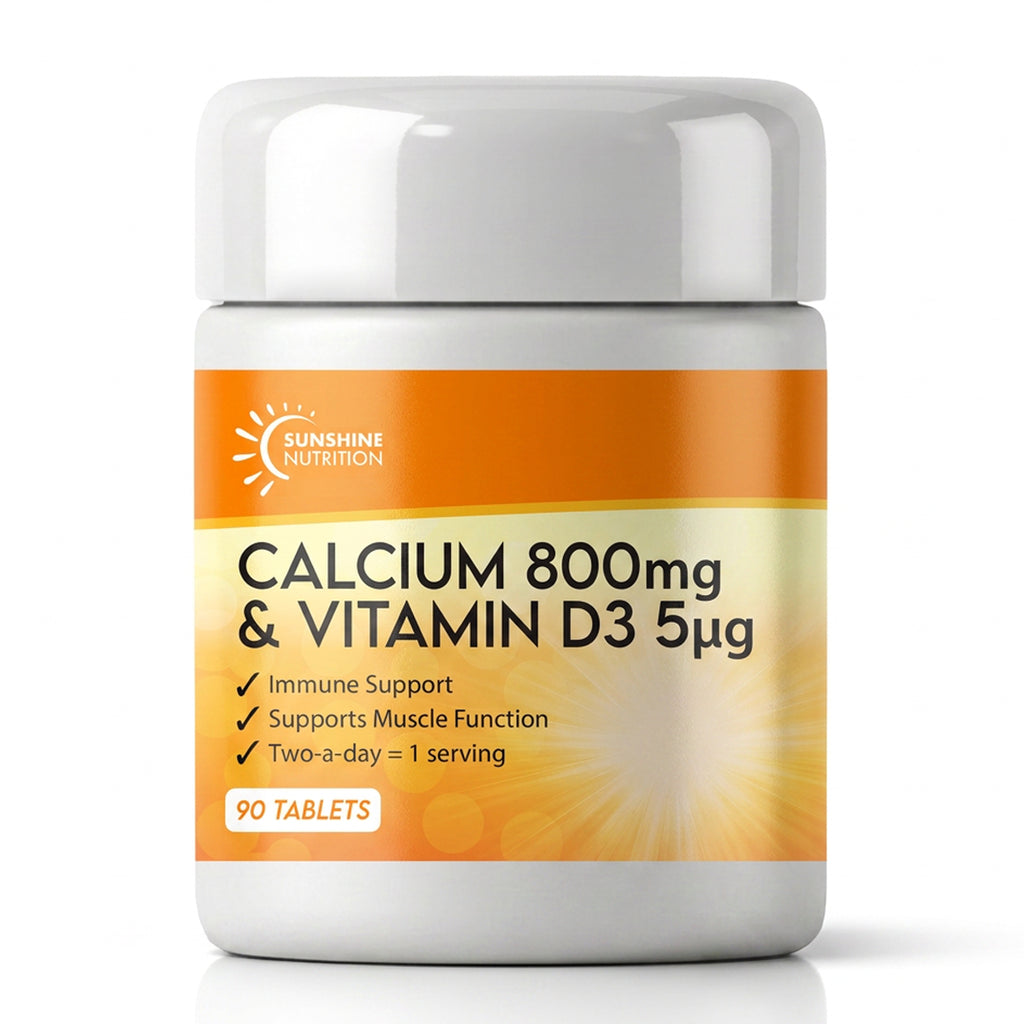 Calcium and Vitamin D3 90 Tablets