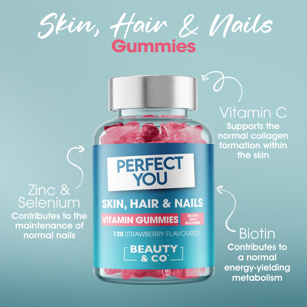 Perfect You- Skin, Hair and Nail Gummies 120 Strawberry