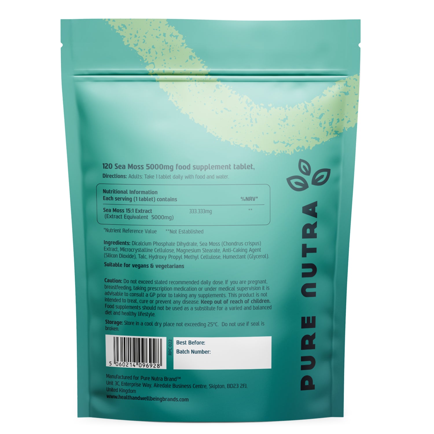 Sea Moss 120 tablets 5000mg SuperFood