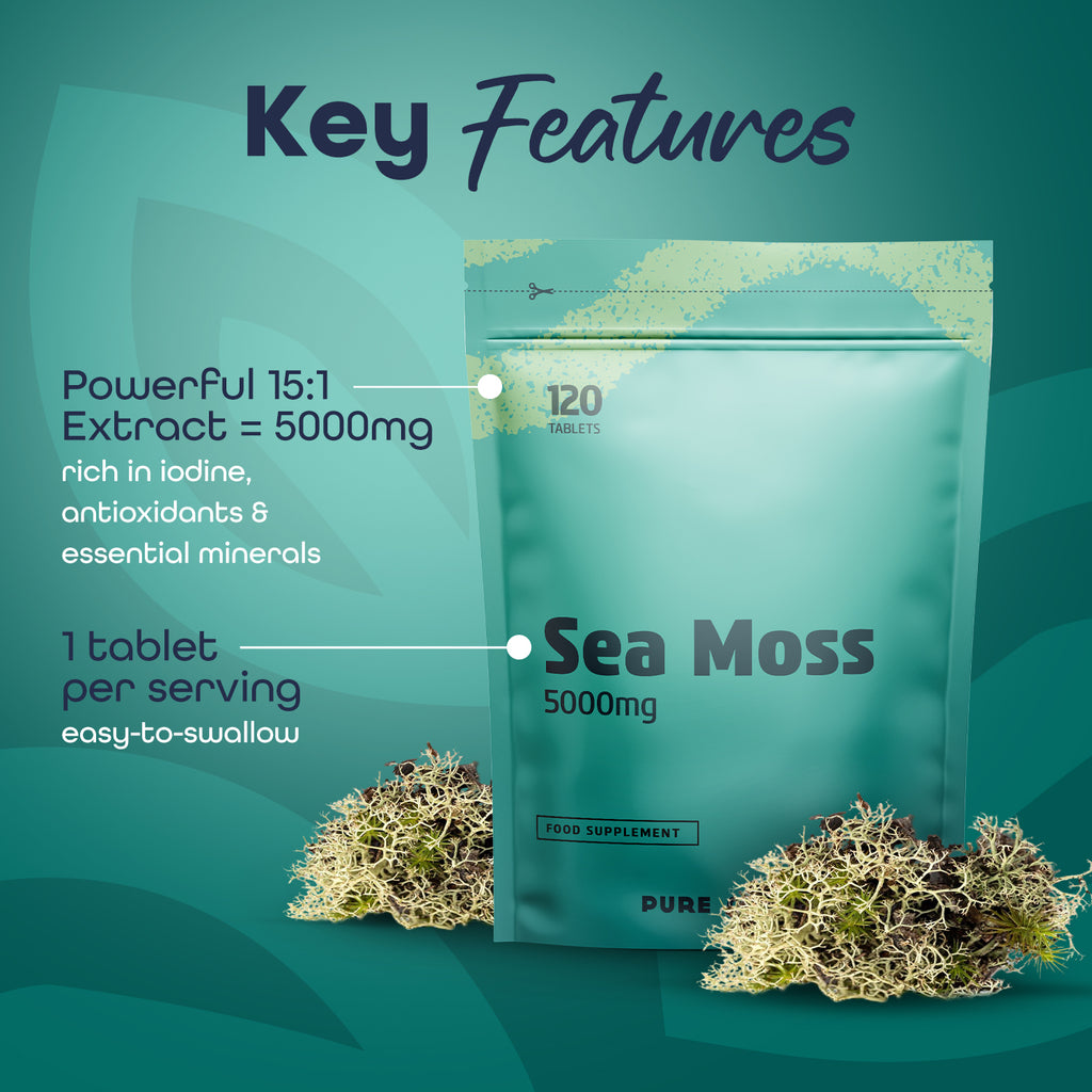 Sea Moss 120 tablets 5000mg SuperFood