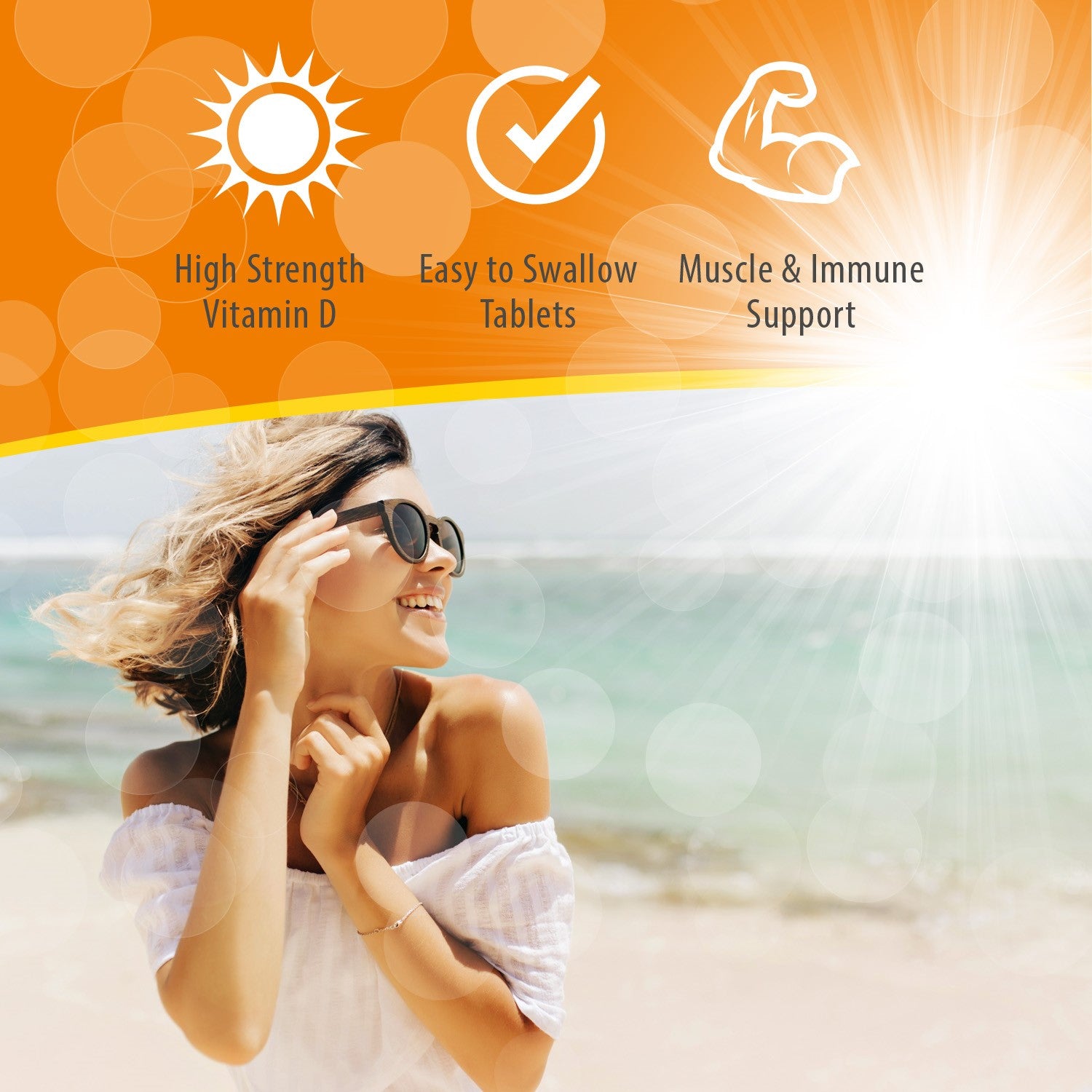 Vitamin D Tablets -High Strength D3 4000IU 360 Tablets