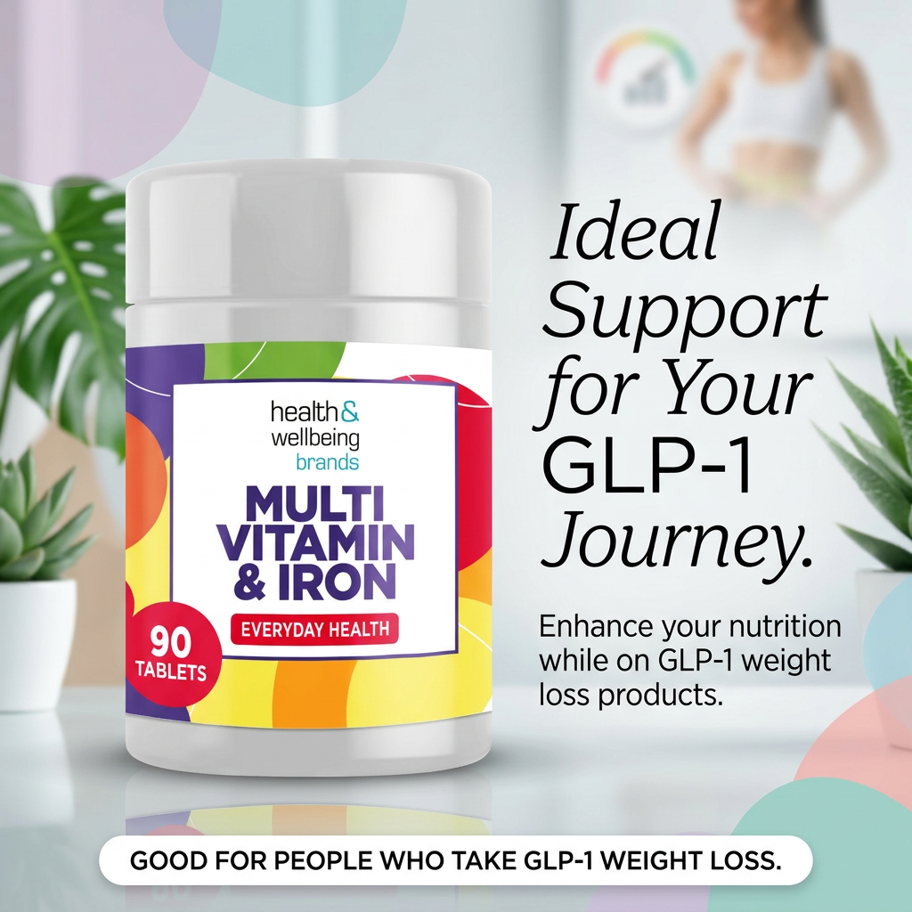 Multivitamin & Iron  90 Tablets- easy  to swallow
