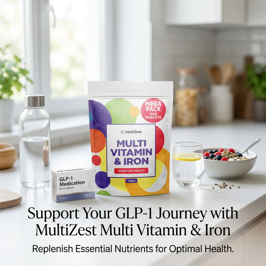 MultiZest Multivitamin & Iron 360 Pouch- One year Supply