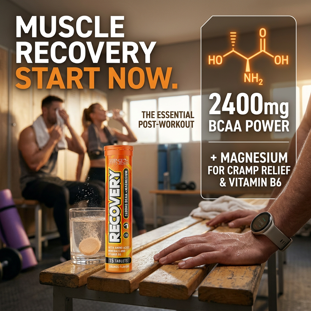 Recovery Effervescent BCAA+ Magnesium -Orange Flavour