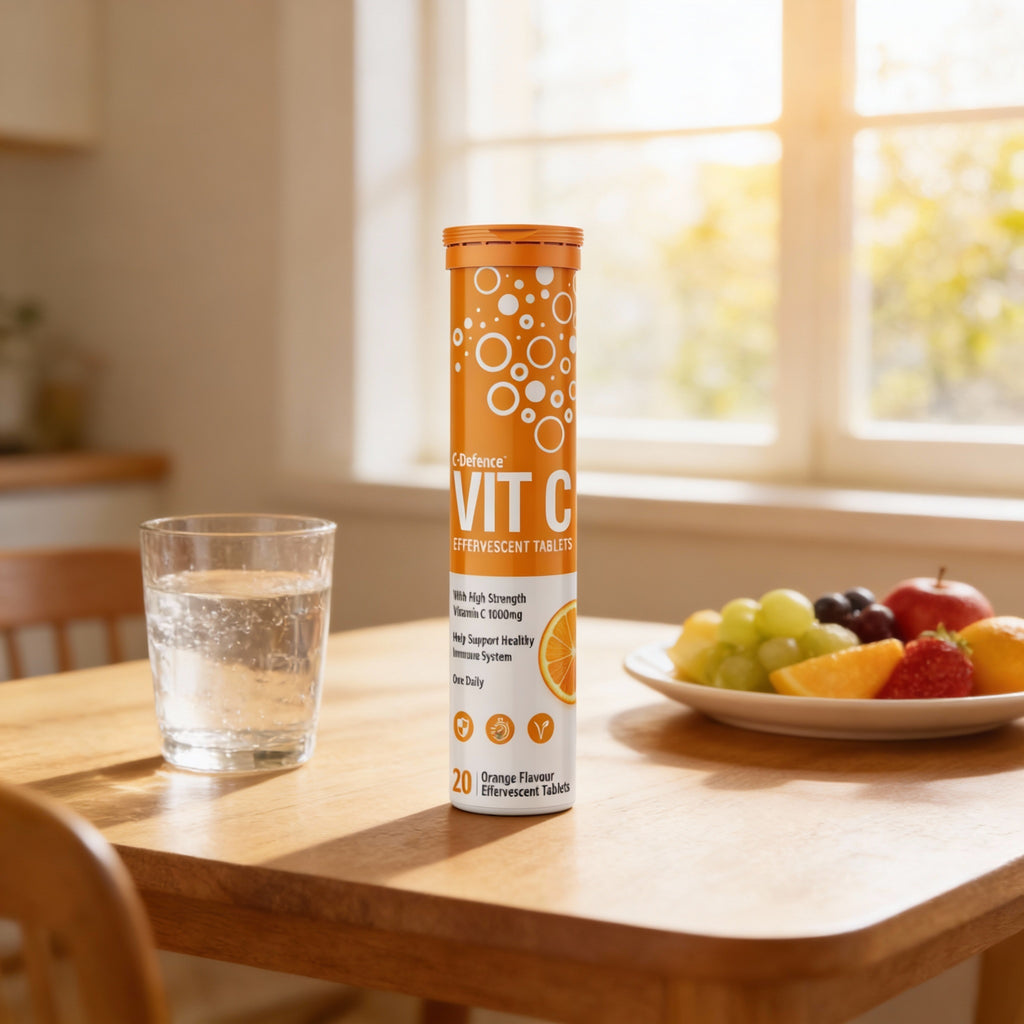 Vitamin C 1000mg Effervescent Orange Flavour