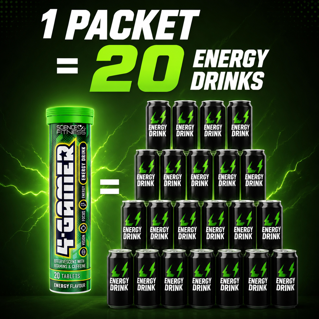 Gaming Supplement 4Gamer Effervescent-Energy Drink flavour